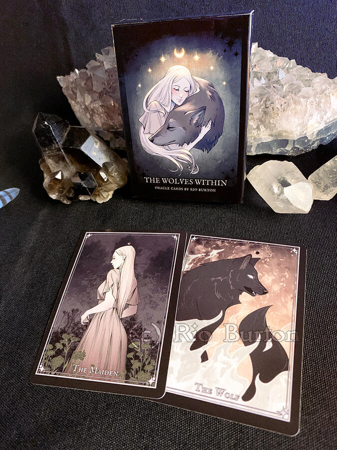 The Maiden and The Wolf Card